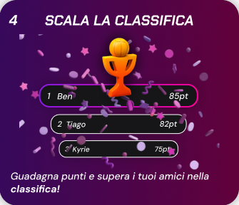 Scala la classifica